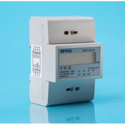 MID approved DRT-341D digital  three phase energy meter  for European market